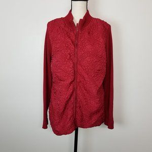 Peter‎ Martin Women's JAcket Size 1X Red